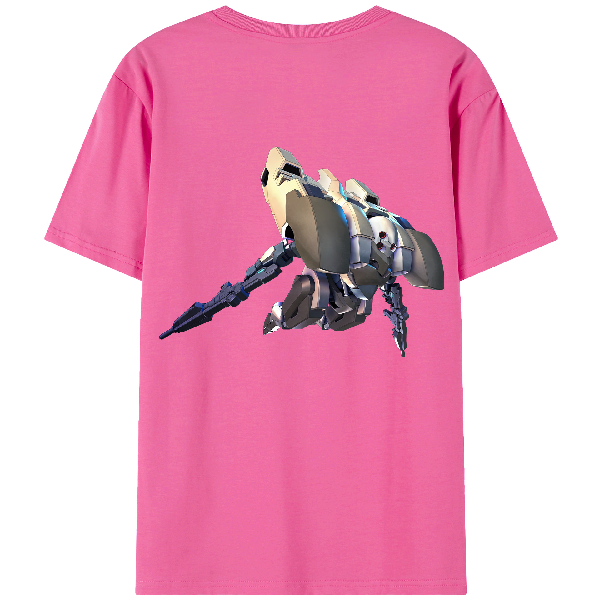 （画像用） 機動戦士ガンダム Mobile Suit Gundam レディース半袖Tシャツ(バックプリント)